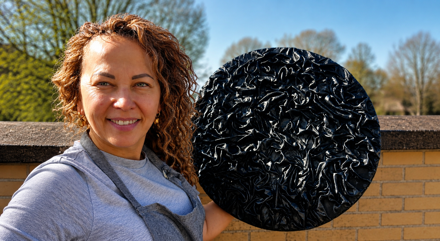 Obsidian wall decor