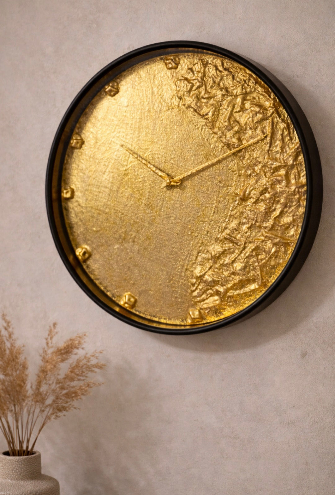 Solaris Gold Wall Clock