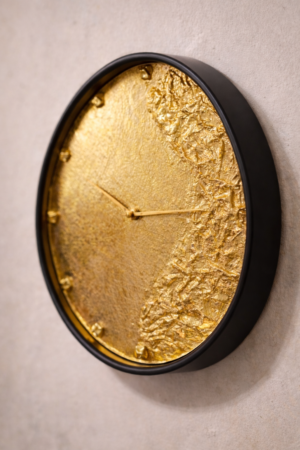 Solaris Gold Wall Clock