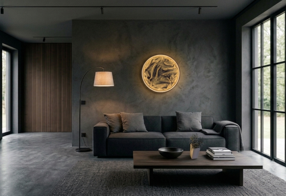 Luminous Veil Wall Light