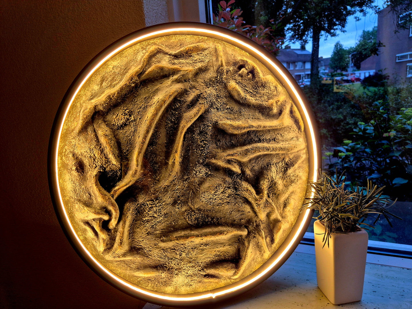 Luminous Veil Wall Light
